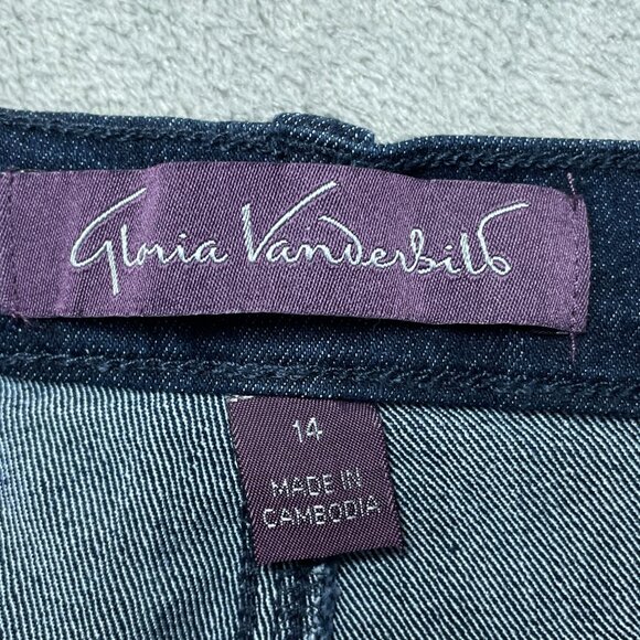 Gloria Vanderbilt Amanda Women's 14 High-Rise Slimming Jeans Tapered Leg n1238 - Picture 9 of 13